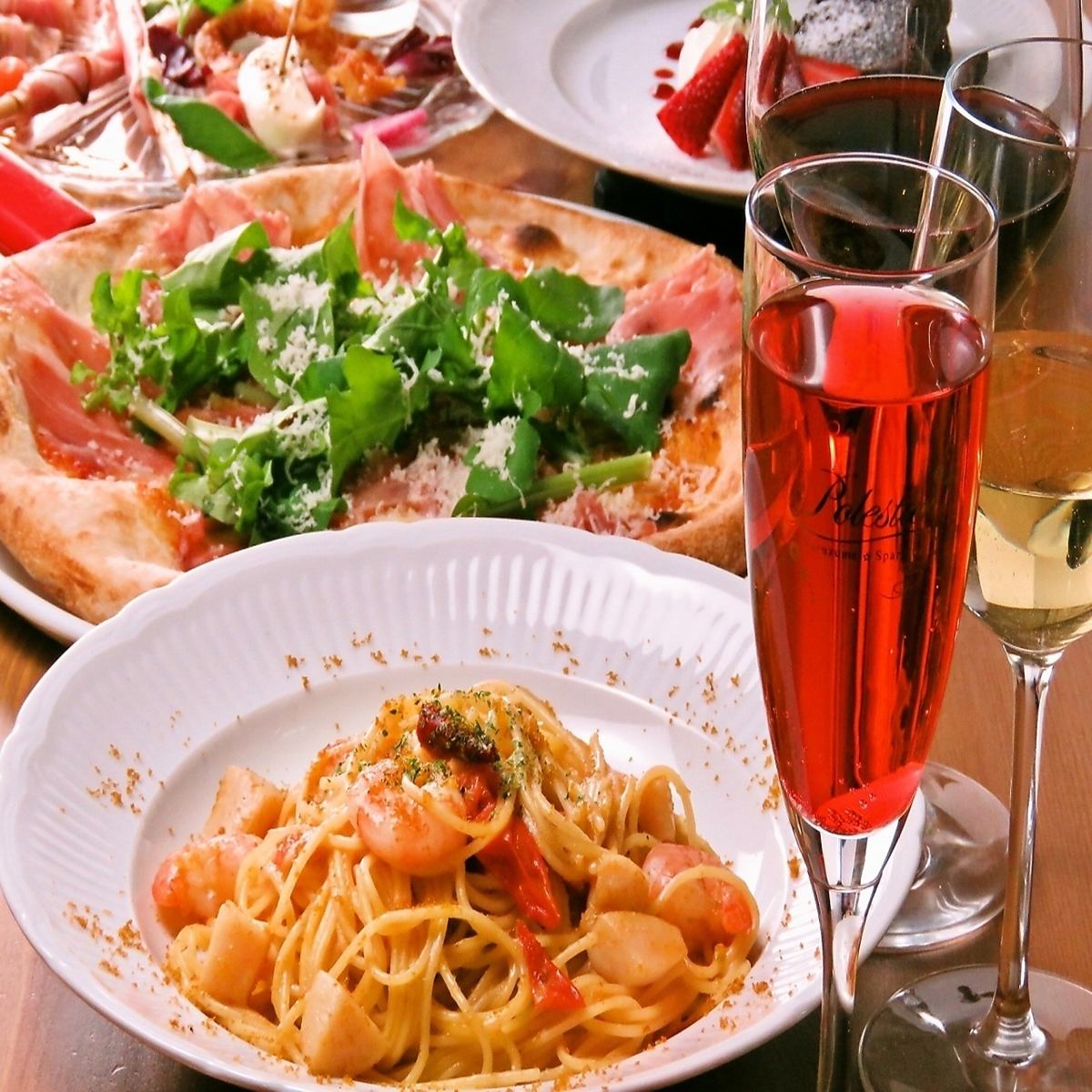 可以享用正宗比薩和意大利面的意大利餐廳♪ 推薦用於各種PARTY ★ 有露台座位