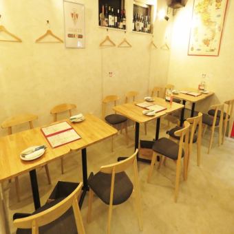 [A large number of table seats are available] You can change the table layout according to various people and scenes! Please contact us.In addition, at "Grazie Himeji Ekimae store", we are also taking measures against infectious diseases for the safety and security of our customers.Please take proper measures and enjoy your meal.