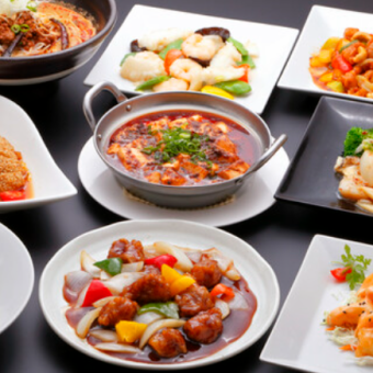 ◆6,800円コース(4名様より)＋1,980円で2時間飲み放題付◆電話で予約の方10年紹興酒1本サービス