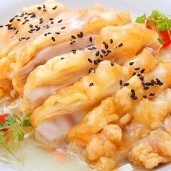 若鶏のレモンソースかけ