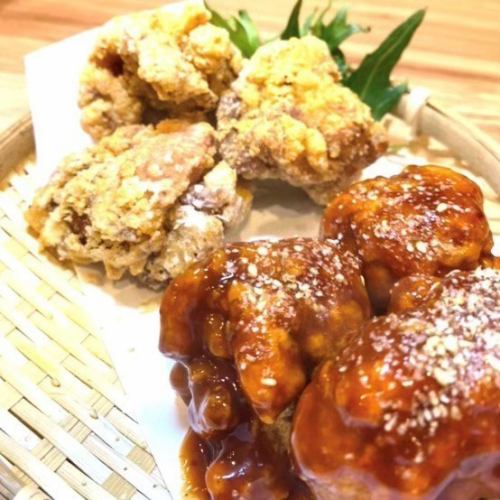 Half & Half (3 Karaage & 3 Yangnyeom Chicken)