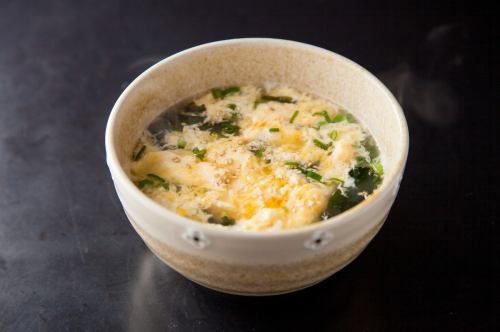 Egg soup / Wakame soup