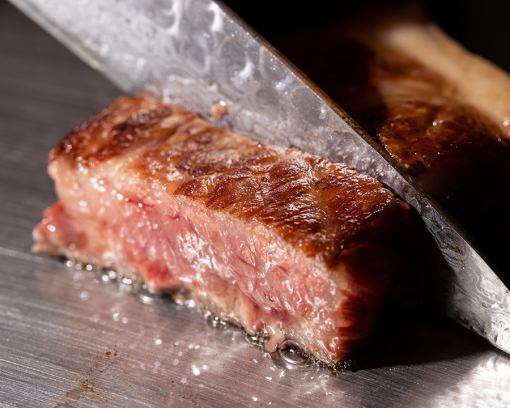 【秋季限定套餐】国产精选牛里脊肉和秋季风味套餐★9道菜共4,980日元(含税、不含服务费)