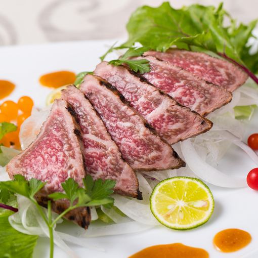 【夏季限定】櫻花花~Seika~ 幻海魷魚和神戶牛肉瘦肉排套餐(共10道菜)