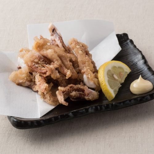 Surume squid鱿鱼/《推荐》炸甜虾/炸章鱼