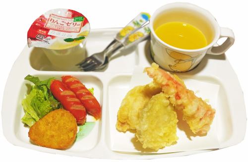 Children's tempura (chicken, sweet potato, crab stick)