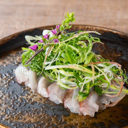 鯛てっさ ～トリュフポン酢～