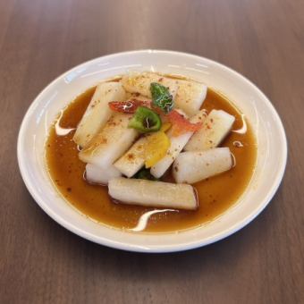 ピリ辛ダレのあっさり大根