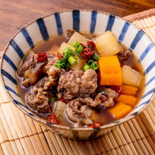 Boiled beef stew