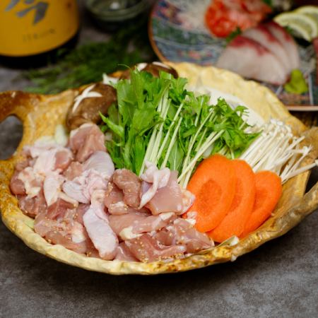 [Shikisai Course] 8 dishes including a 5-kind assortment of fresh sashimi and a choice of 2 types of hotpot, 2.5 hours of all-you-can-drink for 4,000 yen