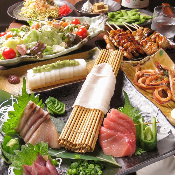 [Ideal for banquets!] Seafood platter course 《8 dishes with all-you-can-drink for 2 hours for 4,000 yen! +500 yen for 3 hours!》
