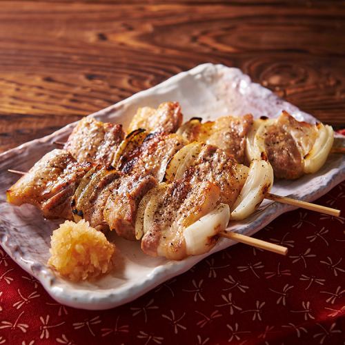 厚切り豚バラ串1本 ~おろしポン酢~