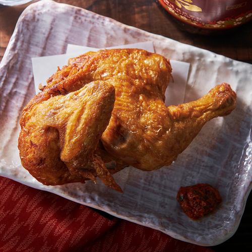 当店名物! 清流どりの半身揚げ