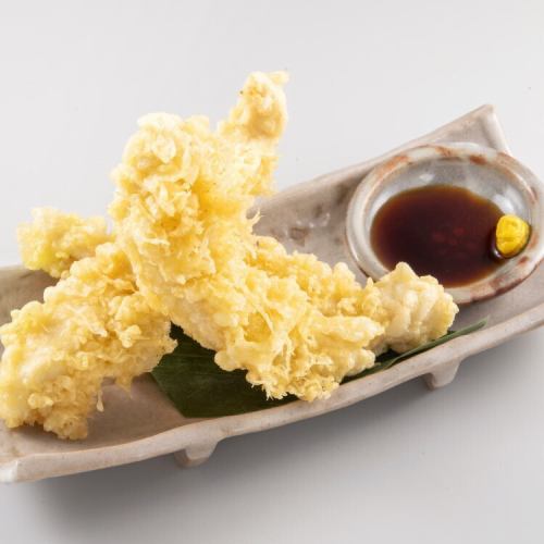 ささみ天ぷら からしポン酢