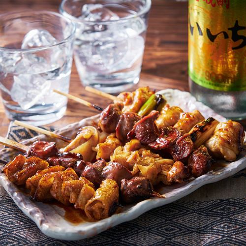 当店自慢のふっくら焼鳥!
