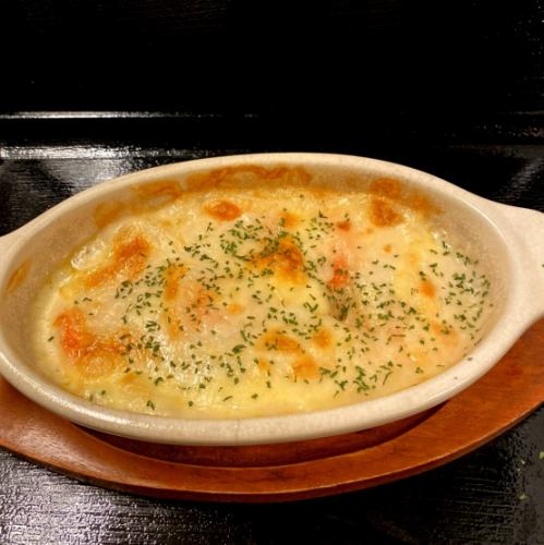 Kiritanpo mentaiko gratin