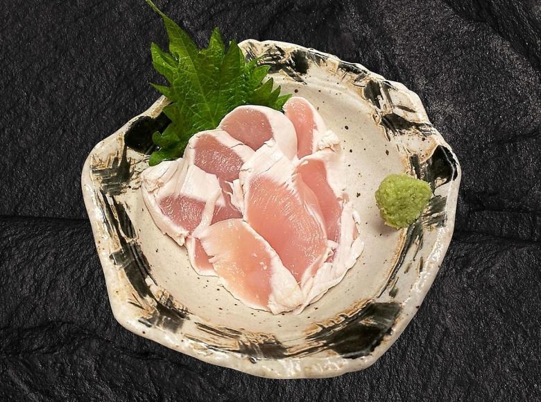 Chicken fillet sashimi