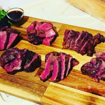 【Luna肉食コース】お料理8品、2時間飲み放題付、お1人様4500円