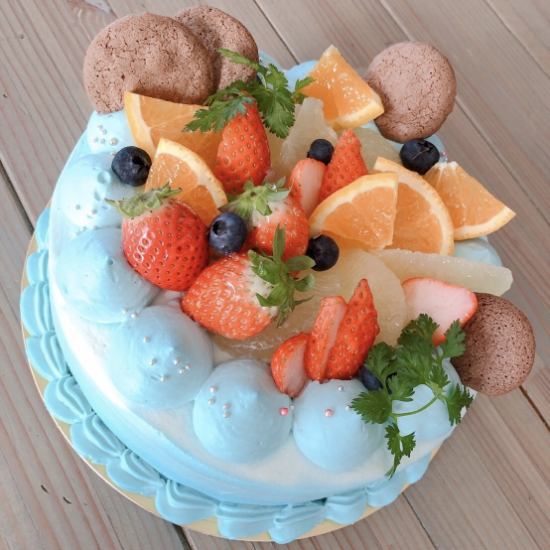 Recommended for surprise parties ♪ We accept original cakes!