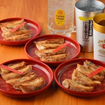 A banquet course where you can enjoy Chaozu's gyoza ◎ 7 dishes in total, 90 minutes all-you-can-drink included, 3,500 yen (tax included)