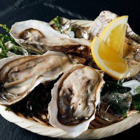 Enjoy fresh live oysters!