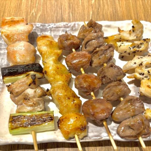 おまかせ5本　串の盛り合わせ