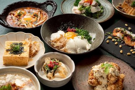 豆乳スープの湯葉しゃぶ&国産豚しゃぶ！豆腐屋さんの極みコース9品+120分[飲放]⇒8500円(税込)