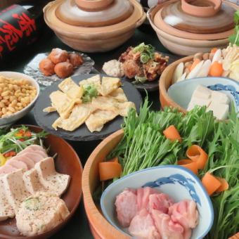 豆乳湯豆富と豚しゃぶor旨辛ホルモンスンドゥブ！選べるコース7品+120分[飲放]⇒6600円(税込)