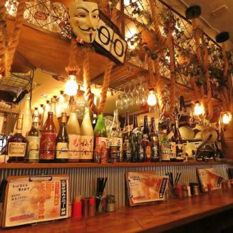 デートにおススメのカウンター♪フランクな時間を築けるかも？？