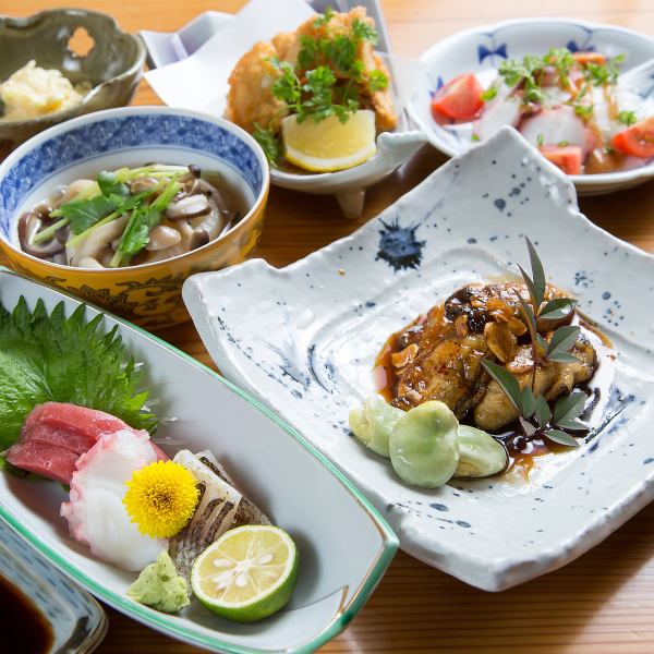 [推荐宴会] Omakase套餐5,500日元、Tecchili套餐7,000日元