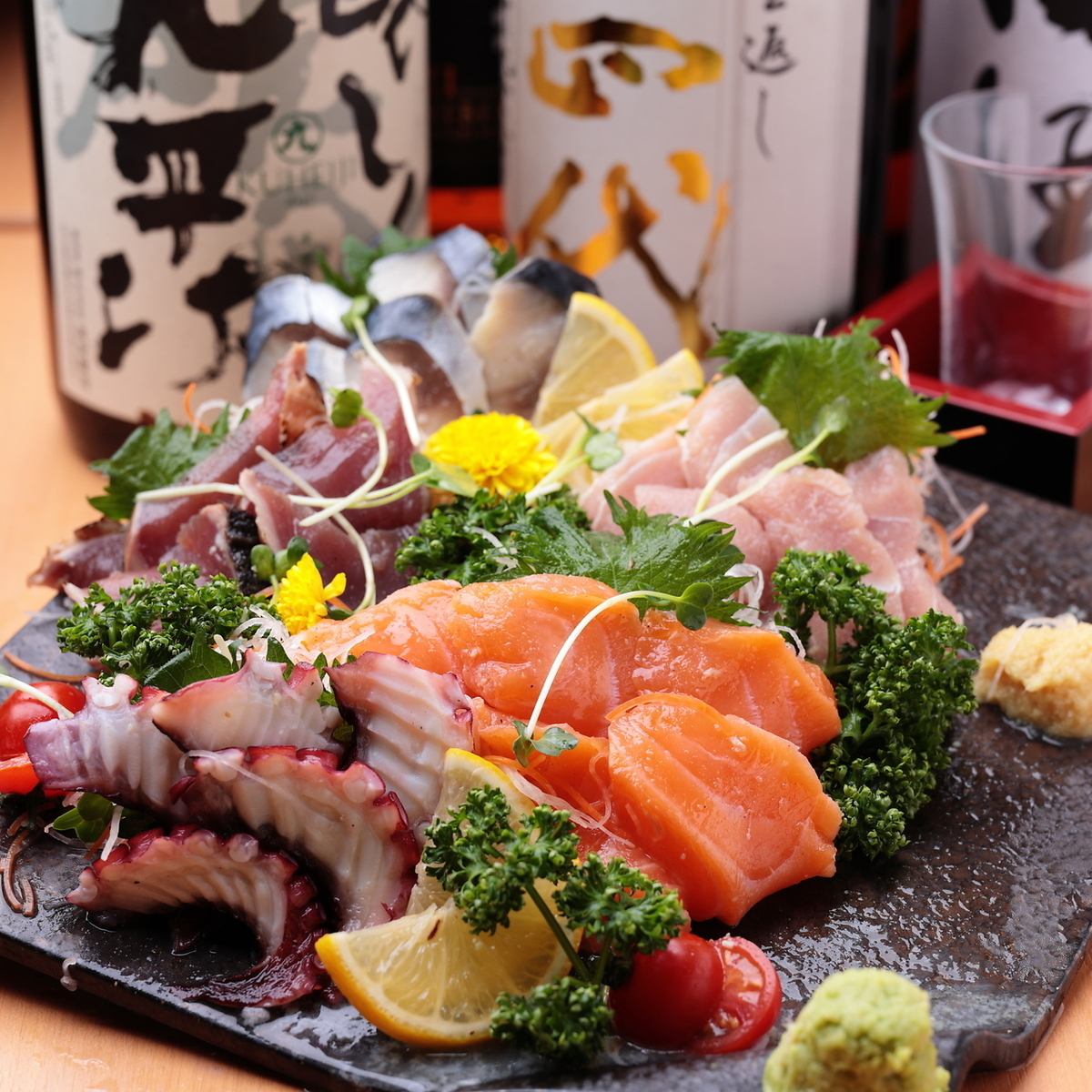 我們提供多種使用新鮮海鮮的菜色。