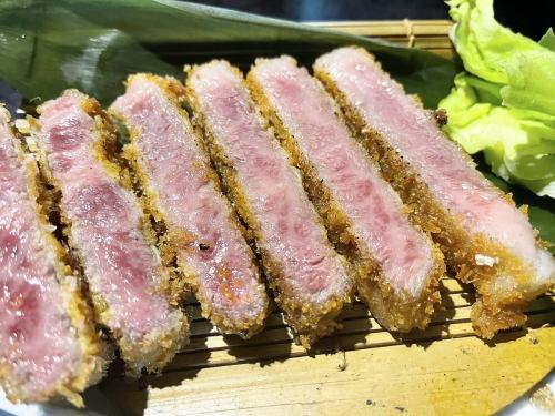 昼間 夜 葉山牛カツ定食
