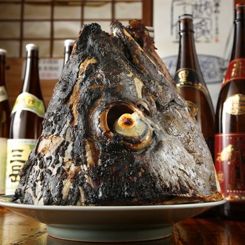 鮪のカブト焼サービスあり