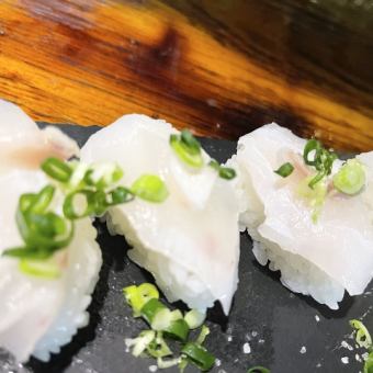現金の場合6600円　五島列島クエ＆三崎本鮪コース 2時間飲付、魔王/獺祭/八海山生原酒※