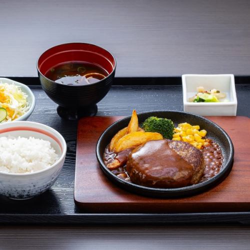 スギモトハンバーグ膳　デミグラスソース