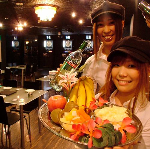 Fruit platters are also available ♪