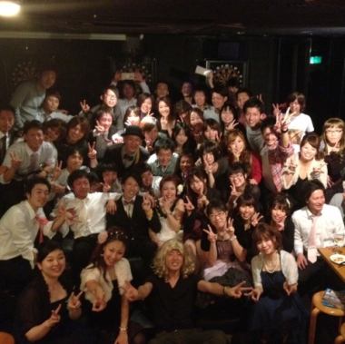Please take a look! Group photo of 60 people !! It's a spacious space where it's okay for so many people to gather ♪ Delicious food and a luxurious atmosphere will create a fun feeling ♪ By all means, Hamamatsu Please feel free to use our shop, which is a 2-minute walk from the station ♪
