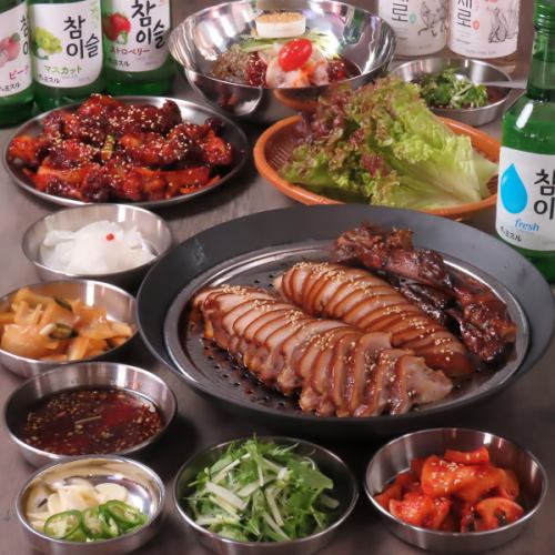 本格韓国料理をご堪能あれ
