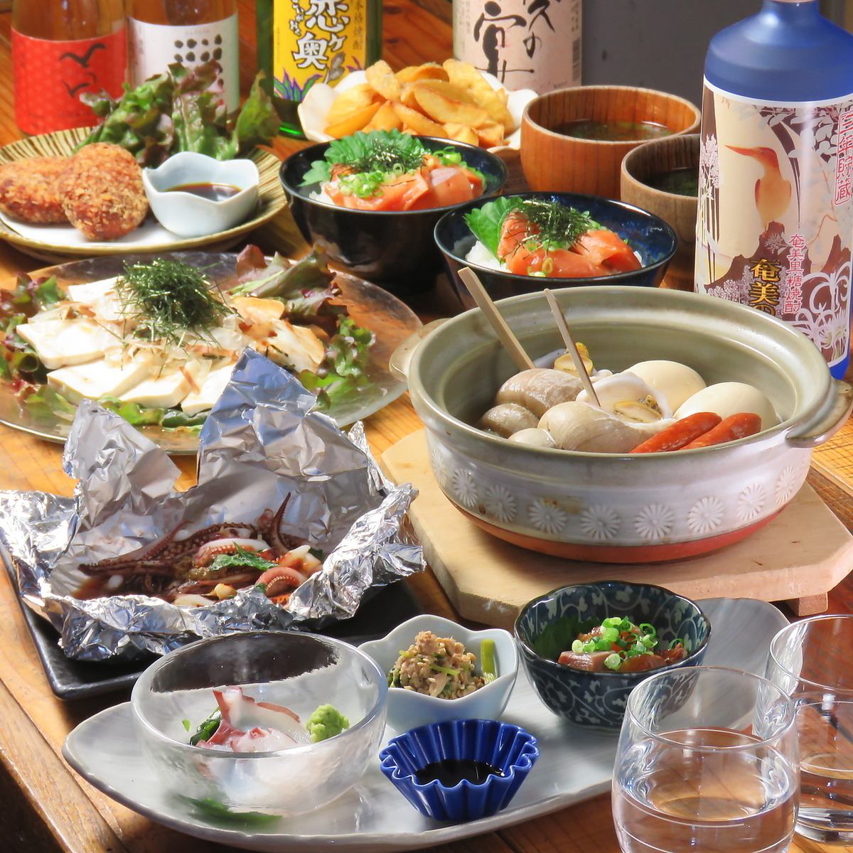 各島のご当地料理を存分にお楽しみいただけます♪