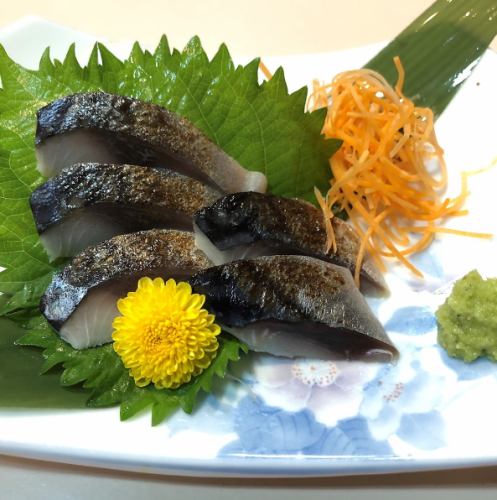 烤鯖魚刺身