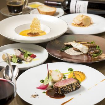 【ランチ】全5皿4,600円ランチフルコース