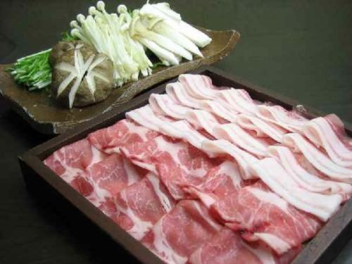 Zaru豬肉涮鍋套餐