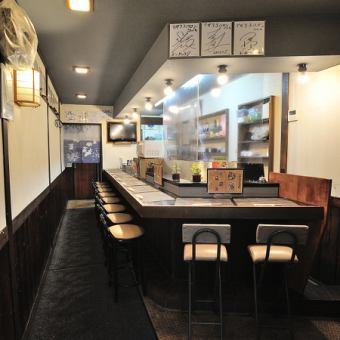 [Counter seats] Recommended seats for a quick lunch.Perfect for those who want a quick meal in a relaxed atmosphere.