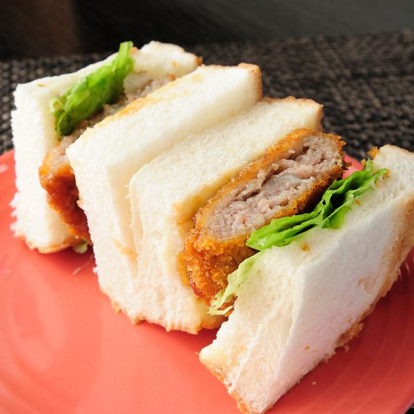 【勝つサンド】パンは天然酵母を使用◎当店人気メニューです！650円(税込)