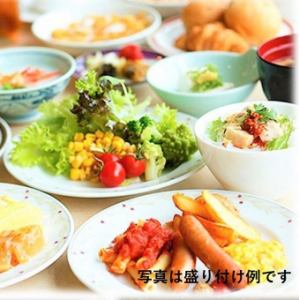 ～朝食バイキング～を再開いたしました。ご予約不可。直接ご来店くださいませ。