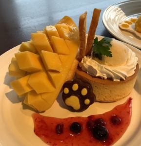 マンゴーパンケーキ　 ニャン国フェア開催中