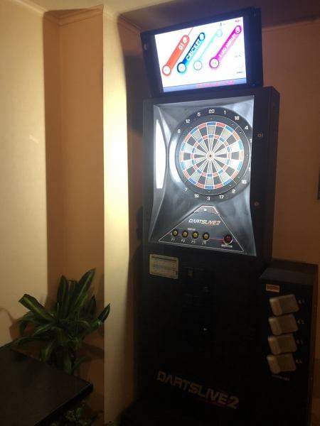 We also introduced a darts stand, so you can liven up with your friends!