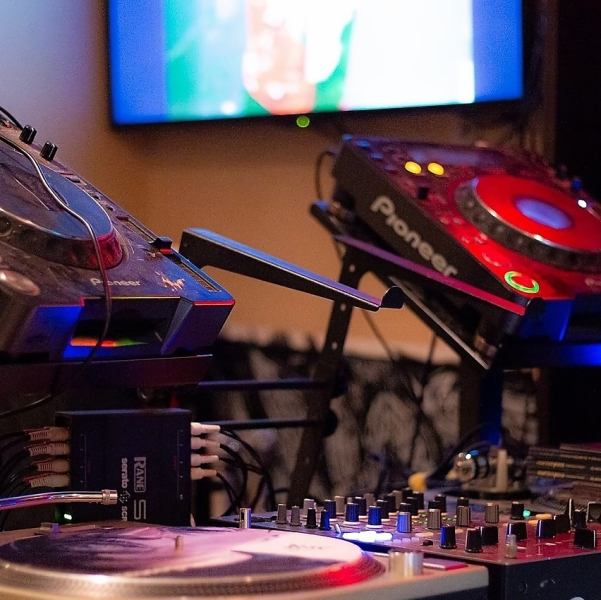 DJブース完備♪ DJ機材貸し出しでパーティーにご利用下さい♪