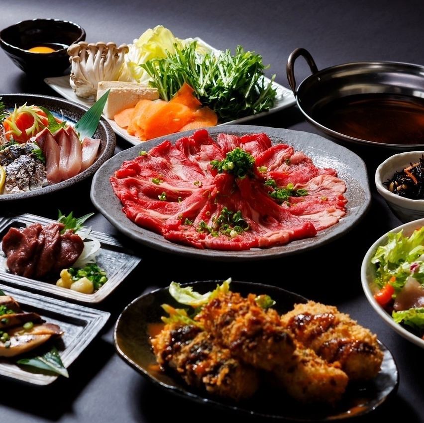 宴会にぴったりのお得な飲み放題付きコース♪