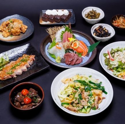 【甲州食い倒れコース】飲み放題付 2.5時間 8品 5,000円